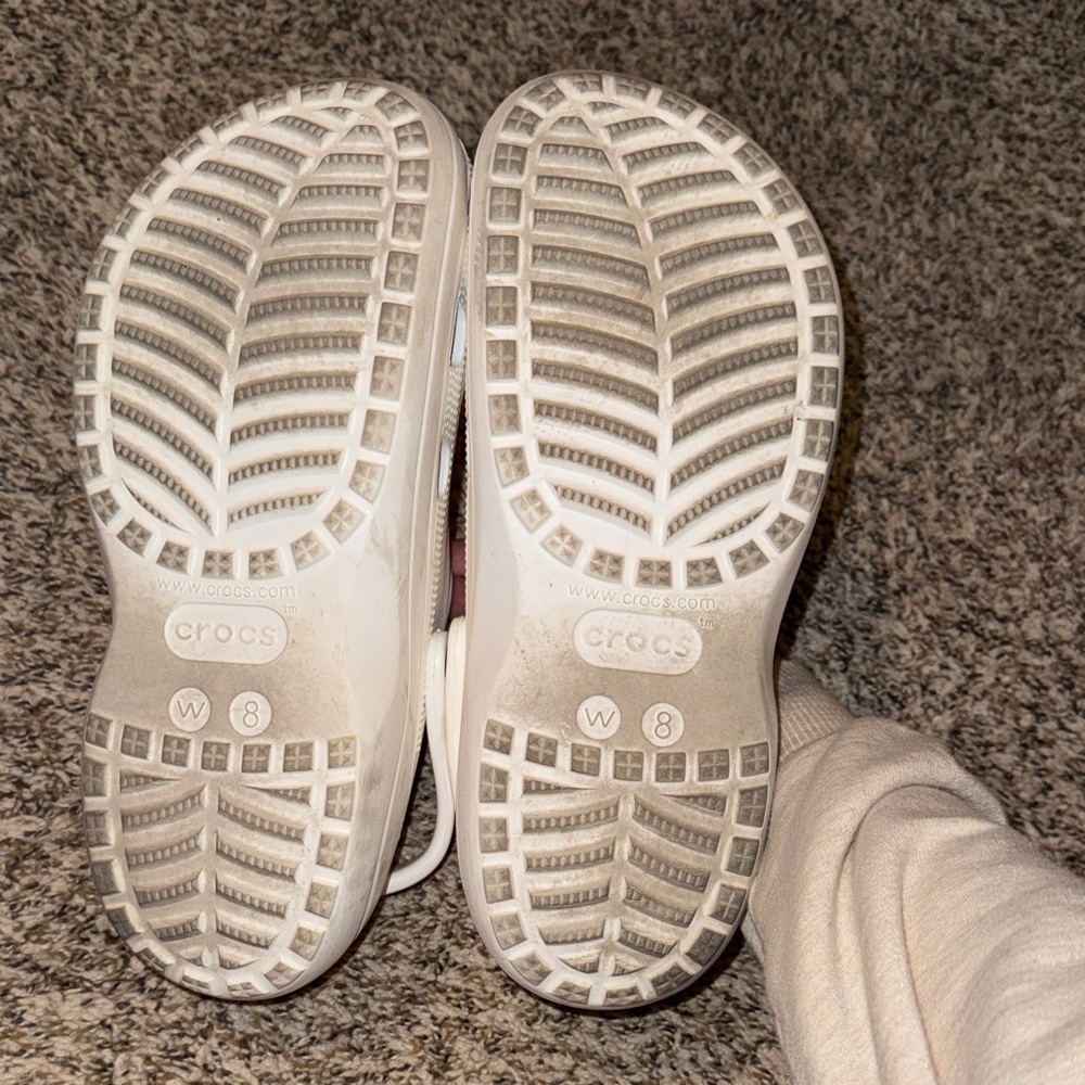 CROCS White with Colorful Nurse Charms - Picture 6 of 6